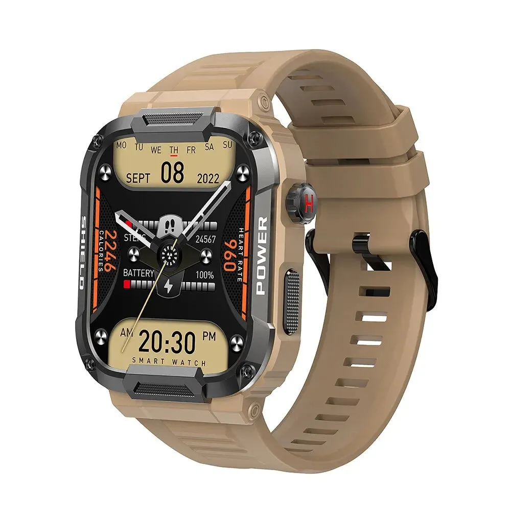 1.85 Outdoor Smartwatch Bluetooth Call IP68 Waterproof Sports Fitness