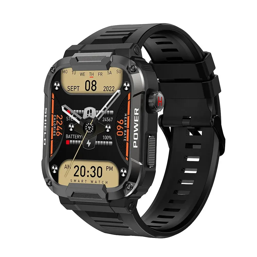 1.85 Outdoor Smartwatch Bluetooth Call IP68 Waterproof Sports Fitness