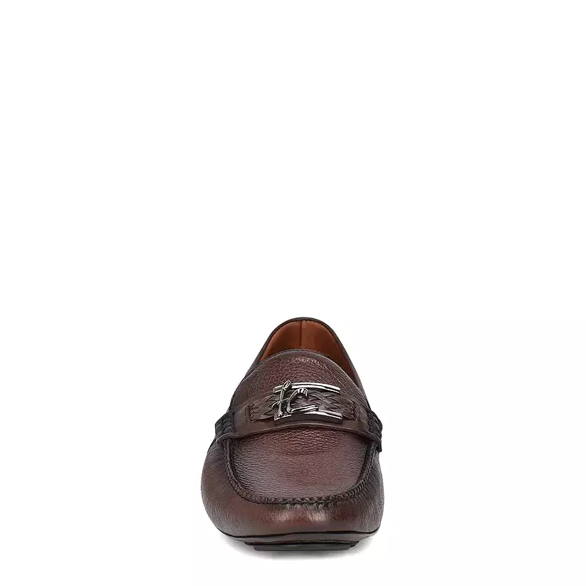 40VVNTS - Cuadra brown casual fashion deer and calfskin drivers for men