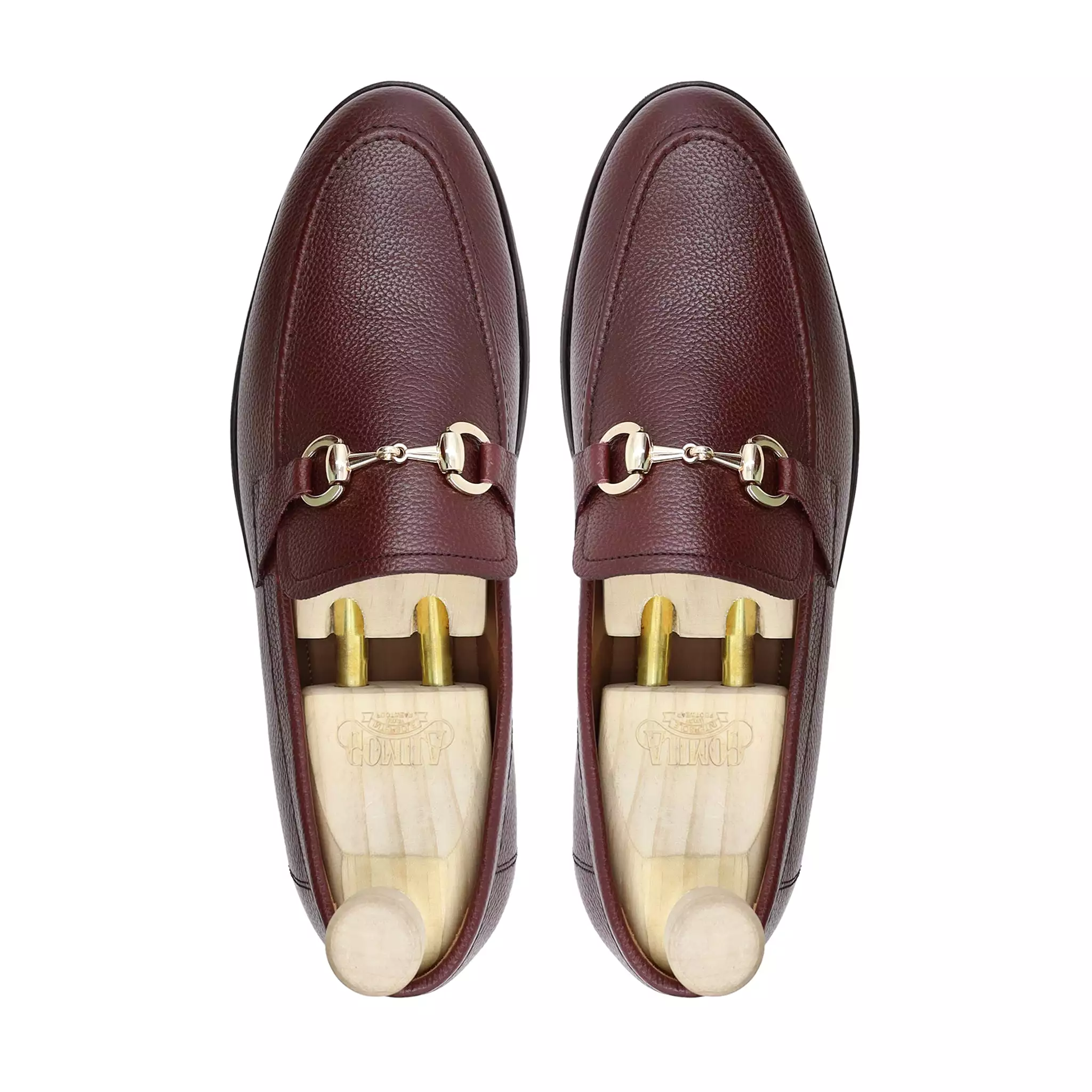 ABADA - OXBLOOD PEBBLE GRAIN LOAFER