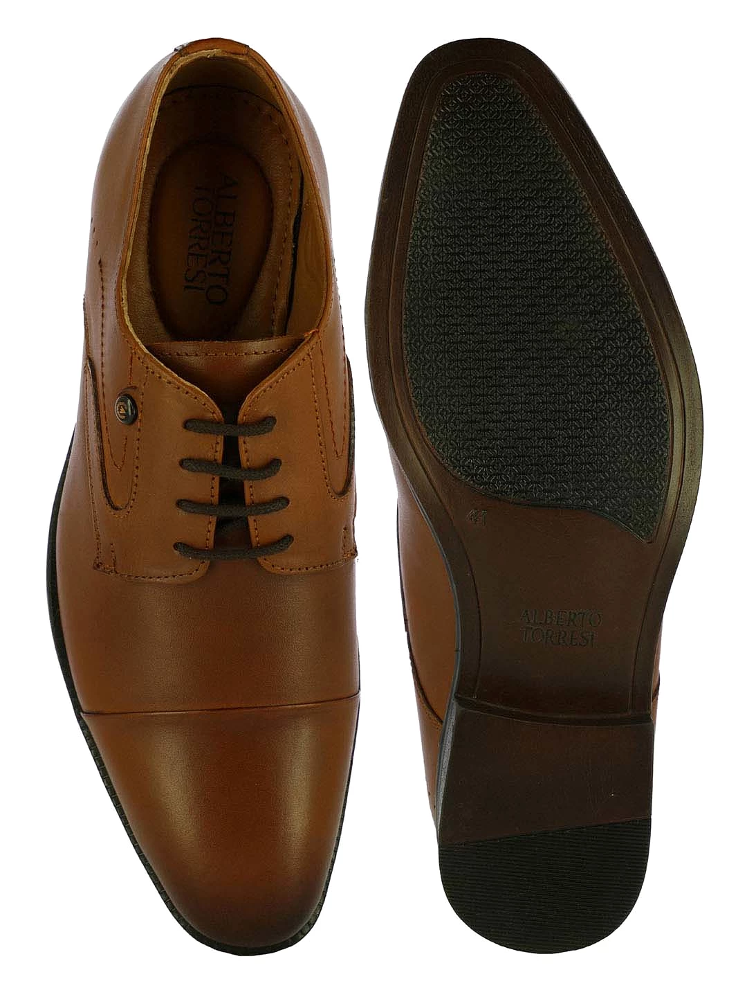 Alberto Torresi Salford Men's Tan Oxfords