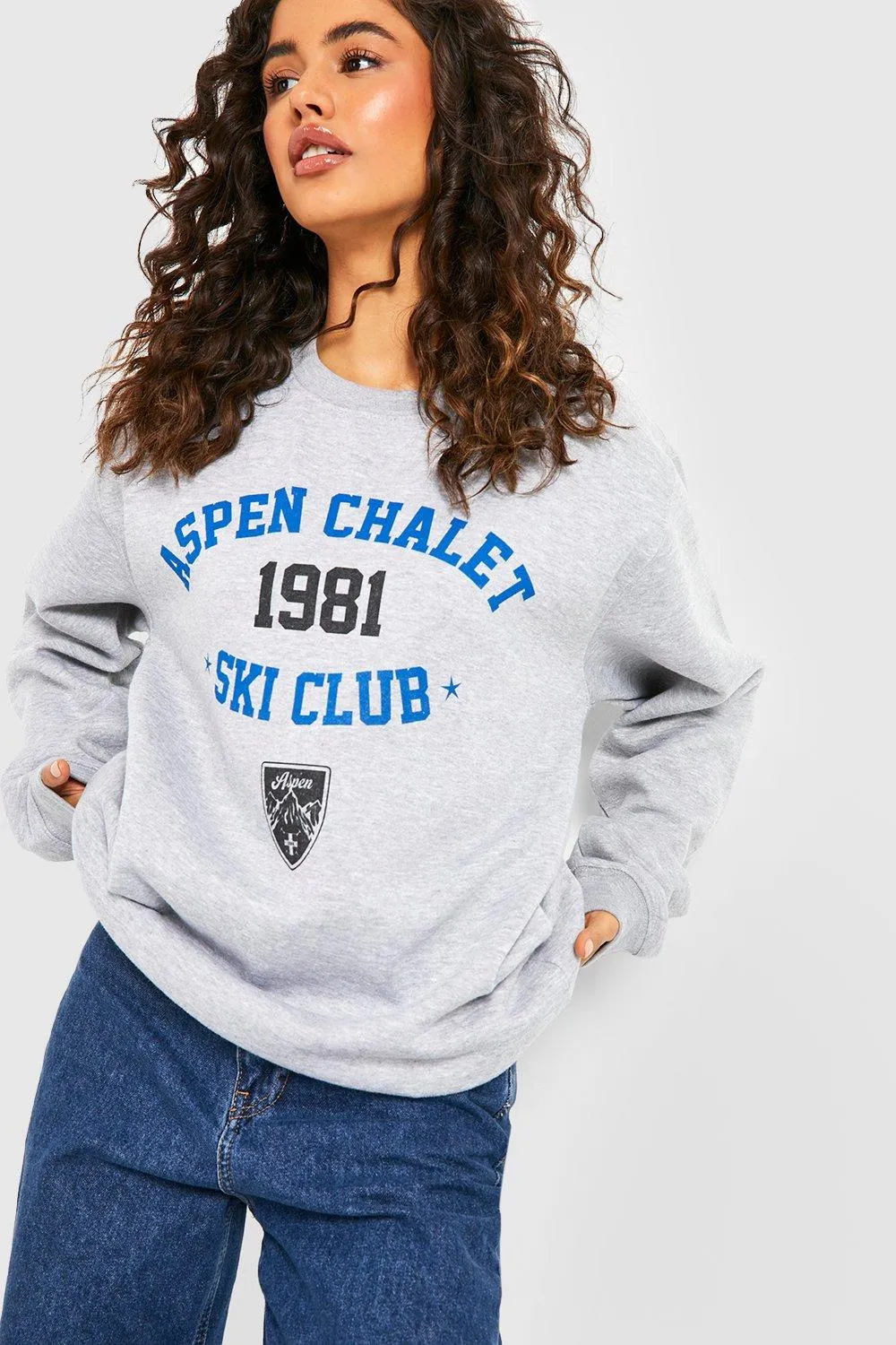 Aspen Chalet Slogan Sweater