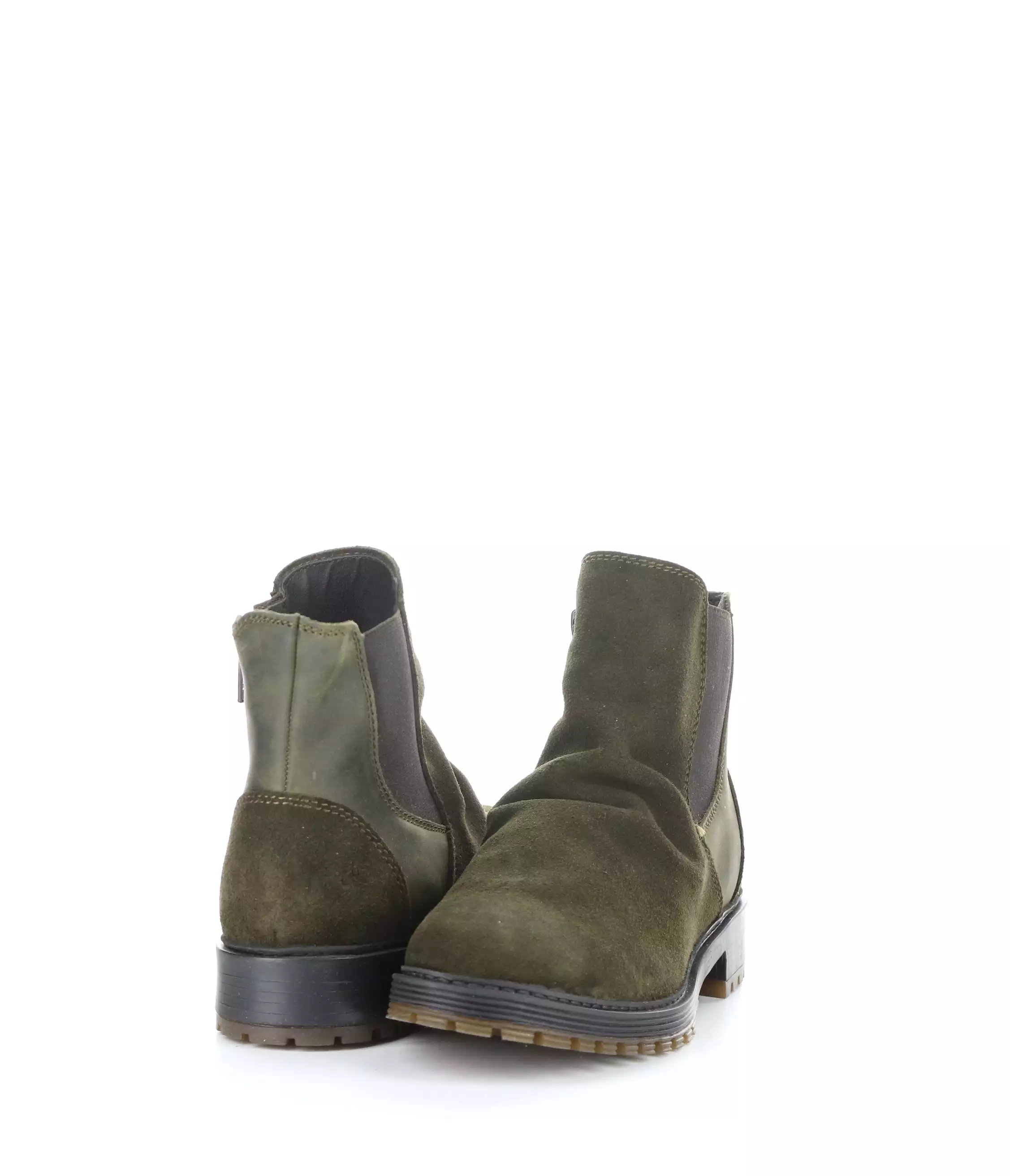 BARB OLIVE Elasticated Boots