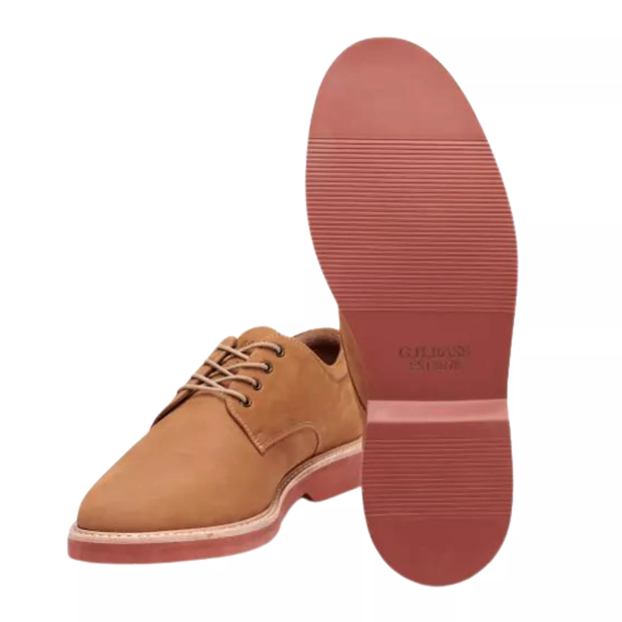 Bass Men's Pasadena Derby Tan Buc