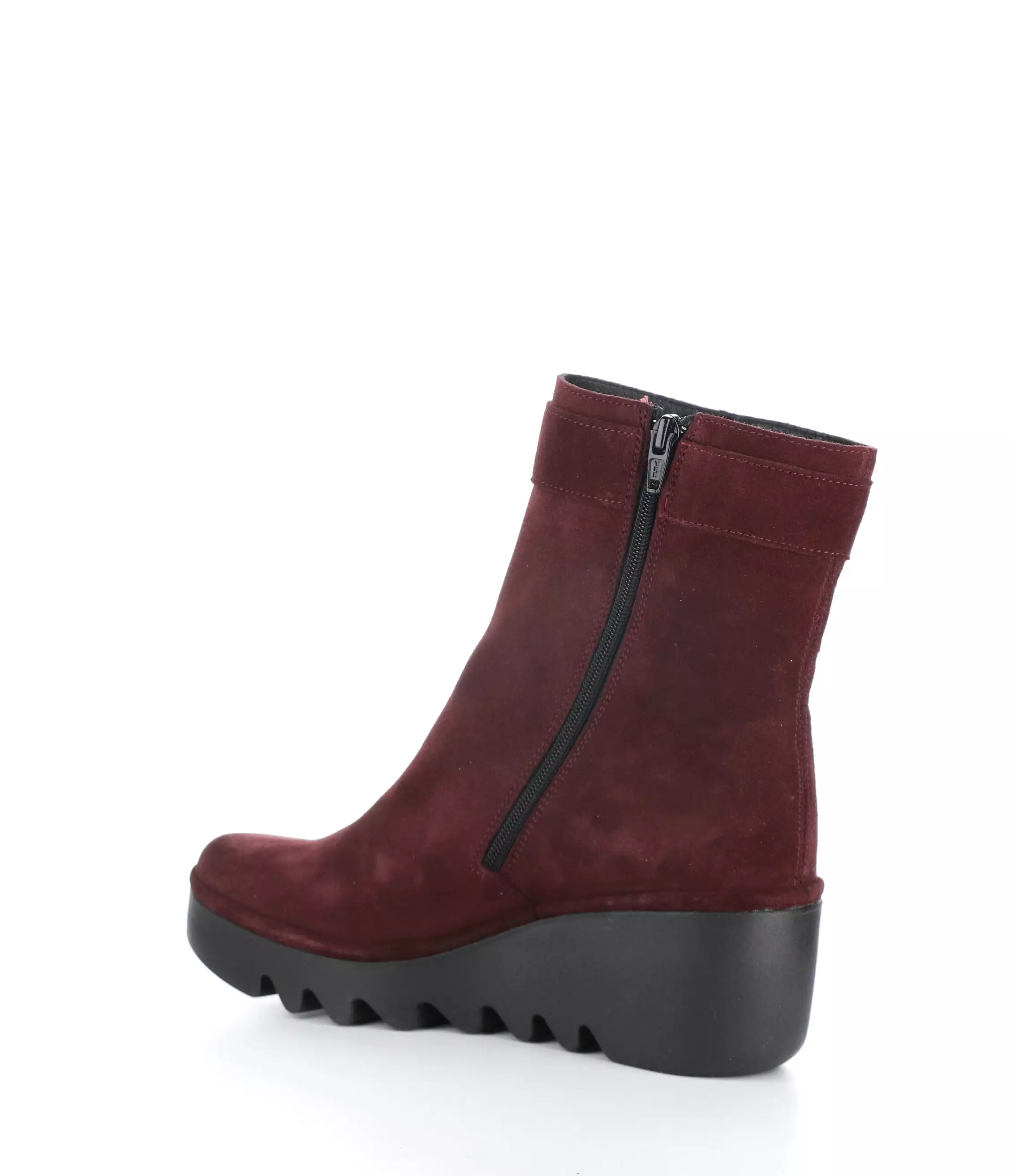 BEPP396FLY 001 WINE Round Toe Boots