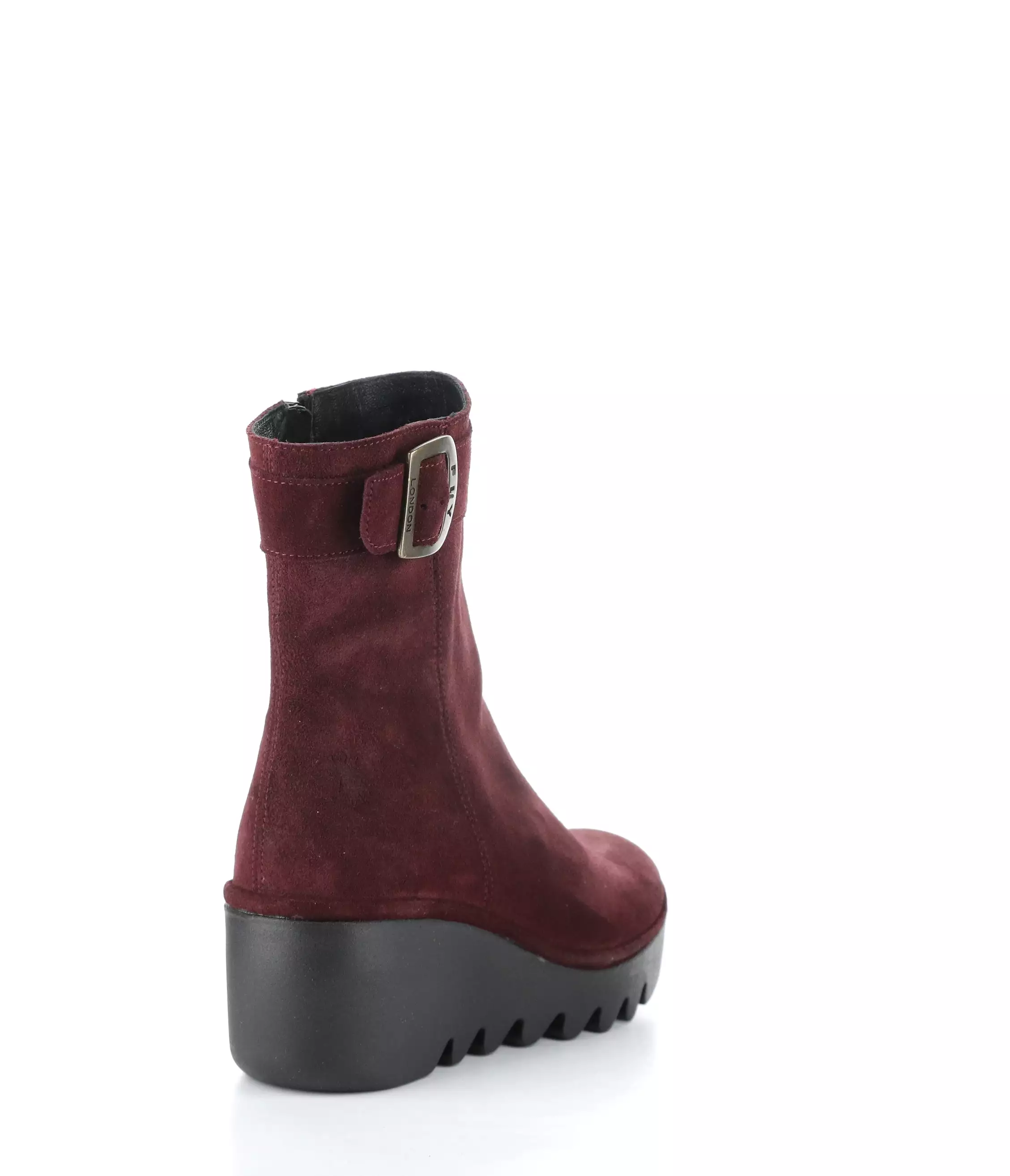 BEPP396FLY 001 WINE Round Toe Boots