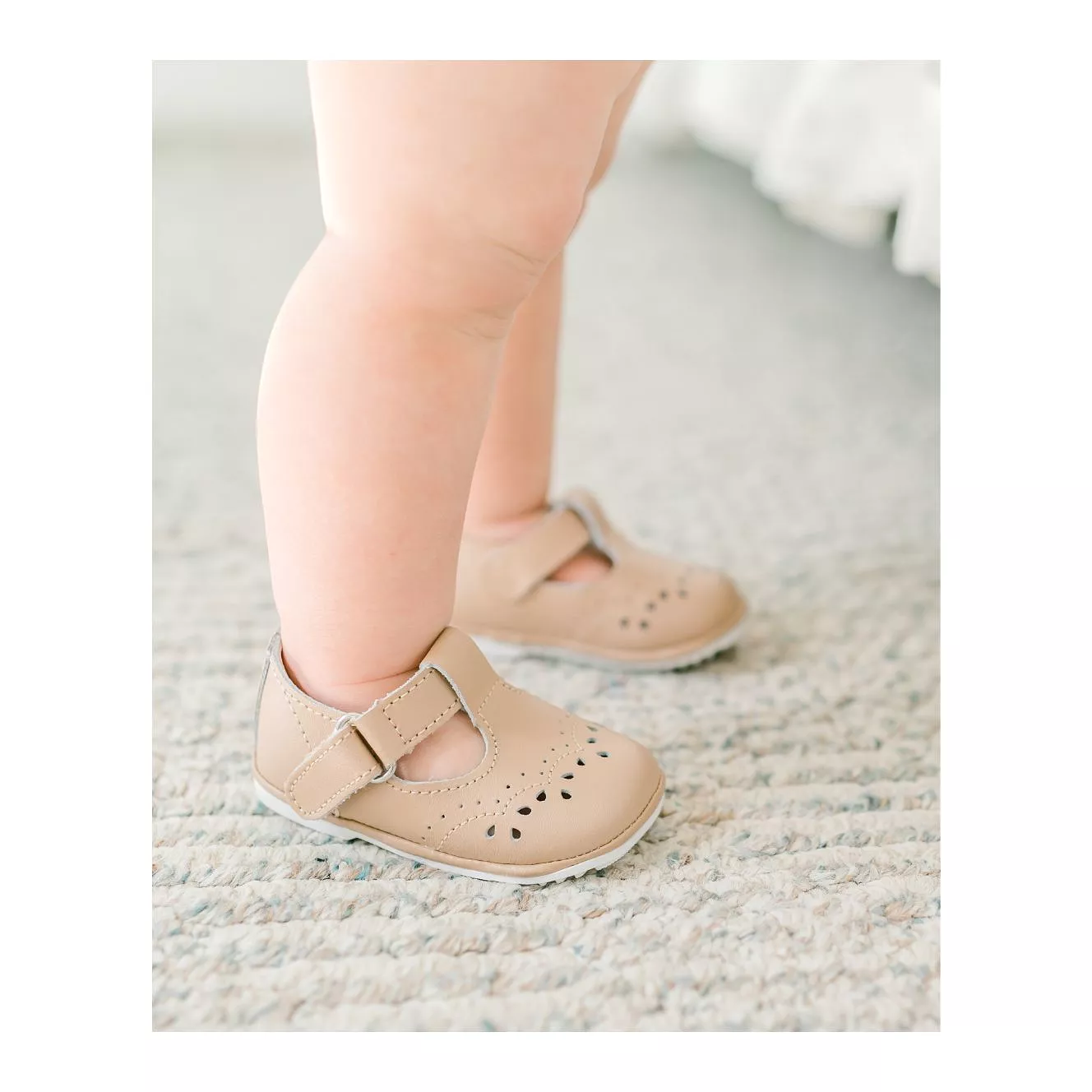 Birdie Leather T-Strap Mary Jane (Baby)