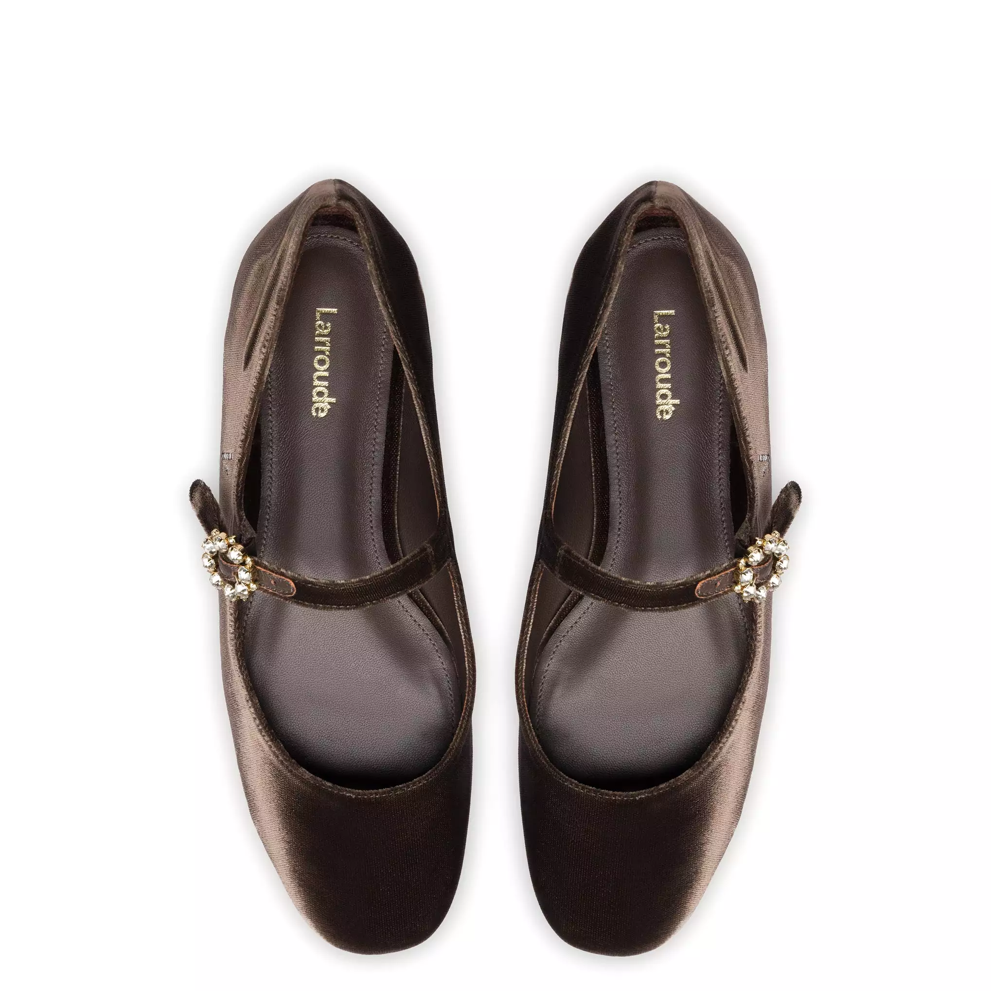 Blair Ballet Flat In Expresso Velvet