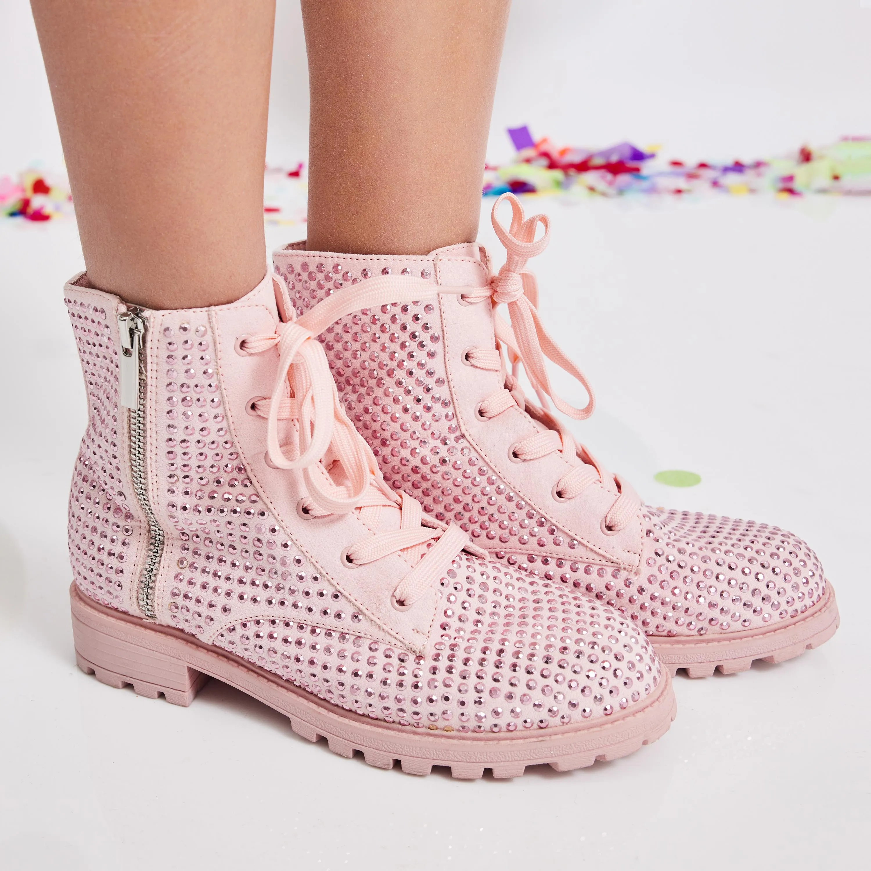 Blush Studded Boot