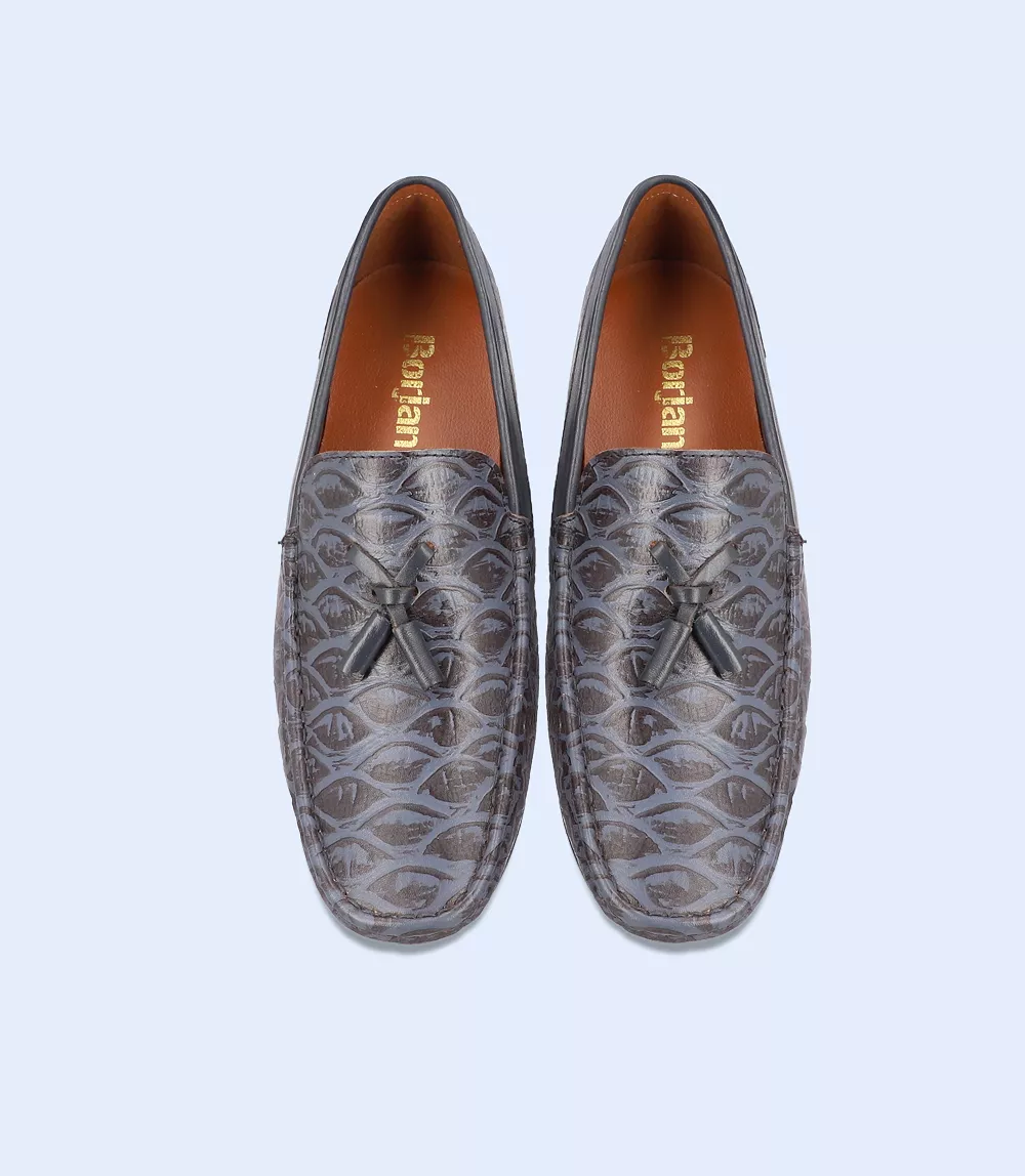 BM4258-GREY-Men Loafers