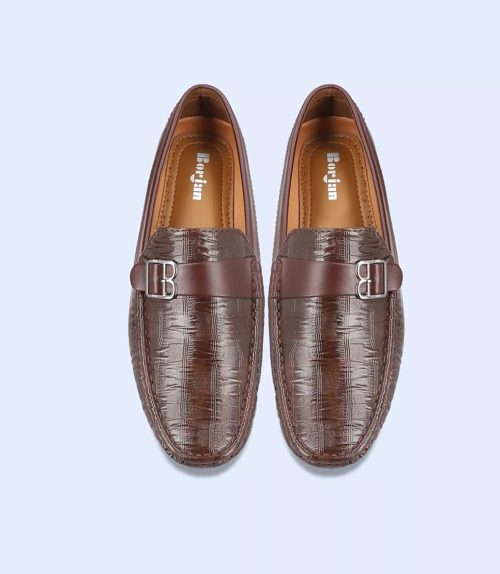 BM5122-BROWN-Men Loafers