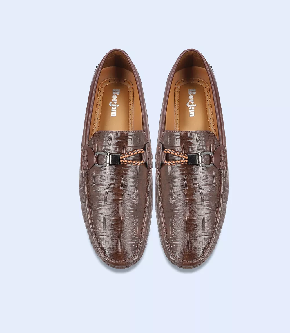 BM5123-BROWN-Men Loafers