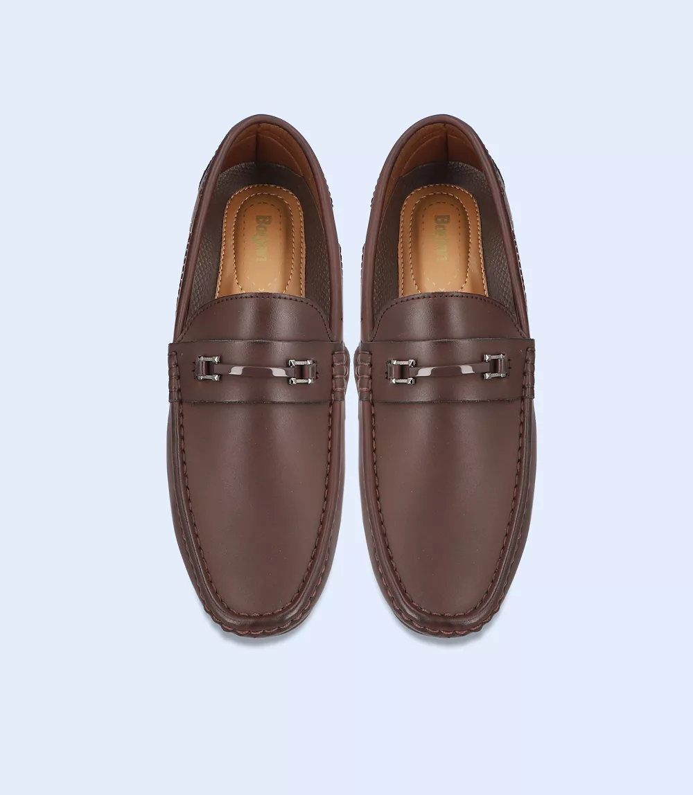 BM5140-COFFEE-Men Loafers