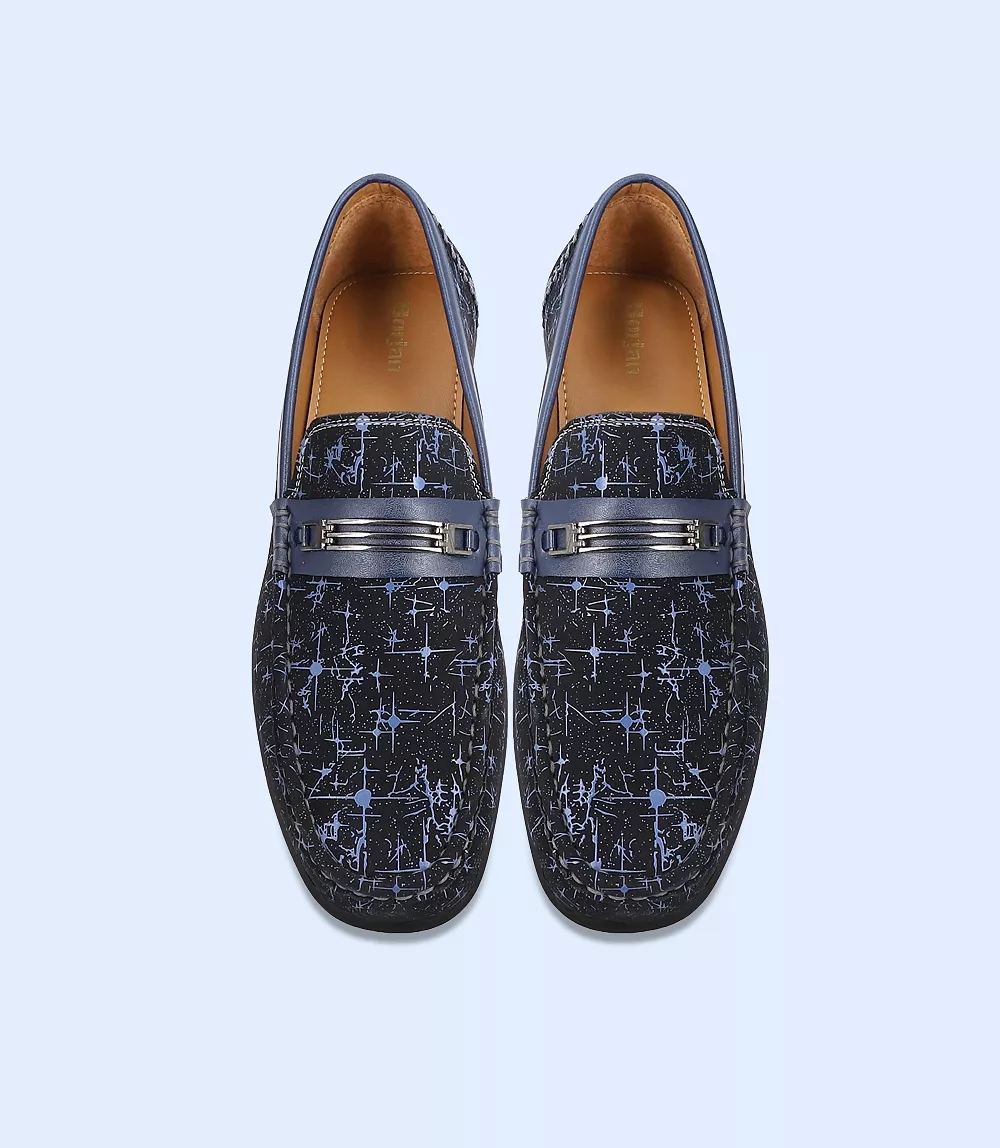 BM5235-NAVY BLUE-Men Loafers