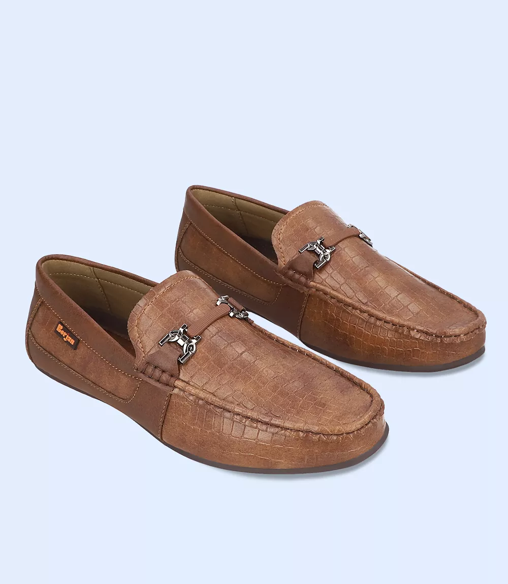 BM5246-TAN-Men Loafers