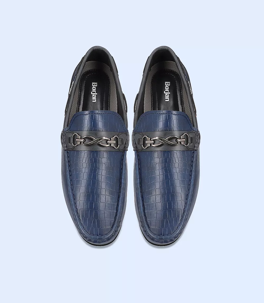 BM5247-NAVY-Men Loafers