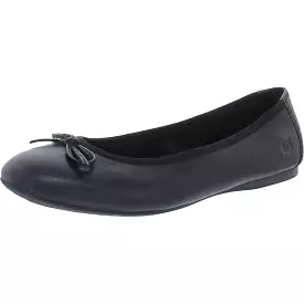 Born Womens Faux Leather Flat Ballet Flats