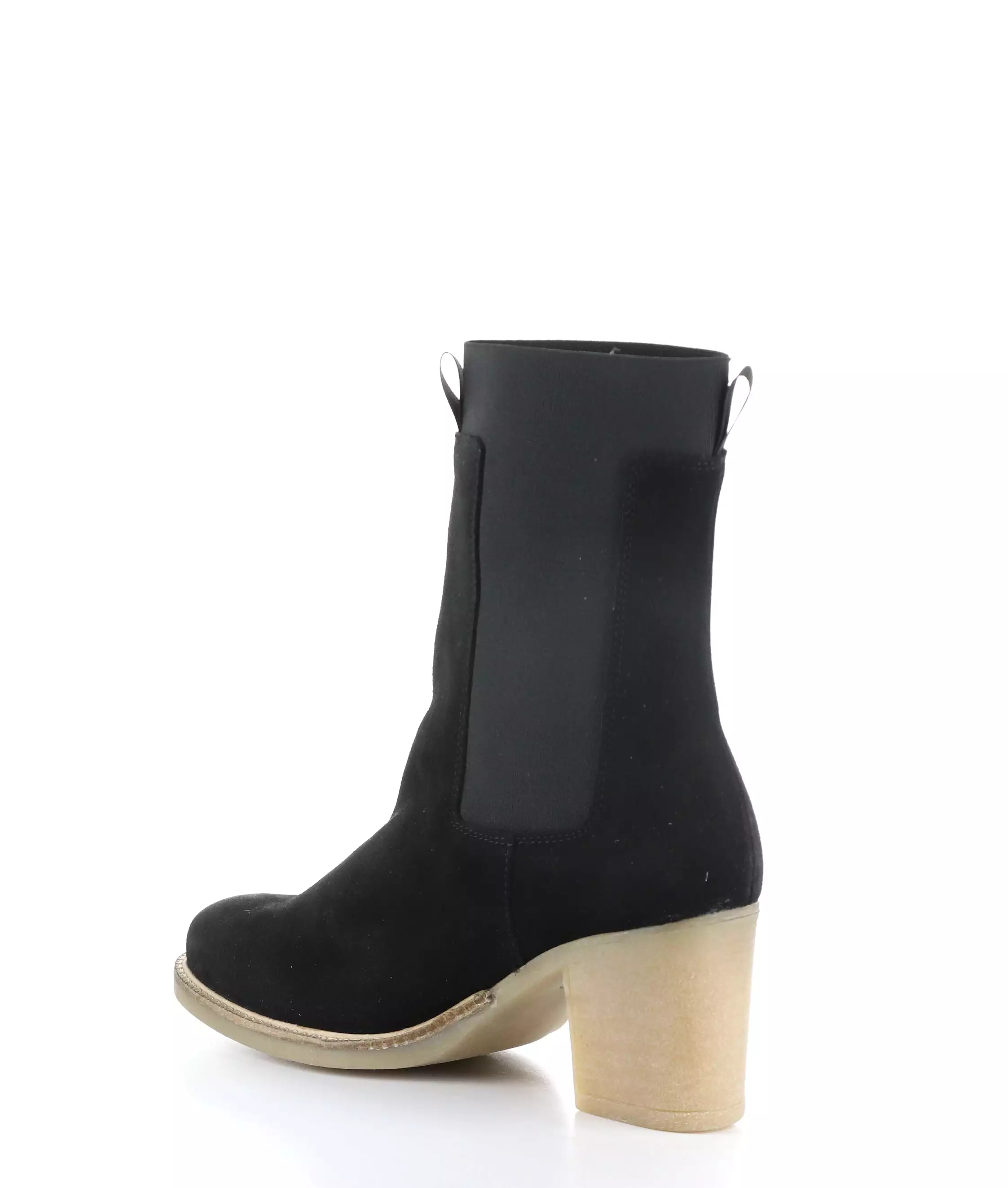 BRIGHTS BLACK Elasticated Boots