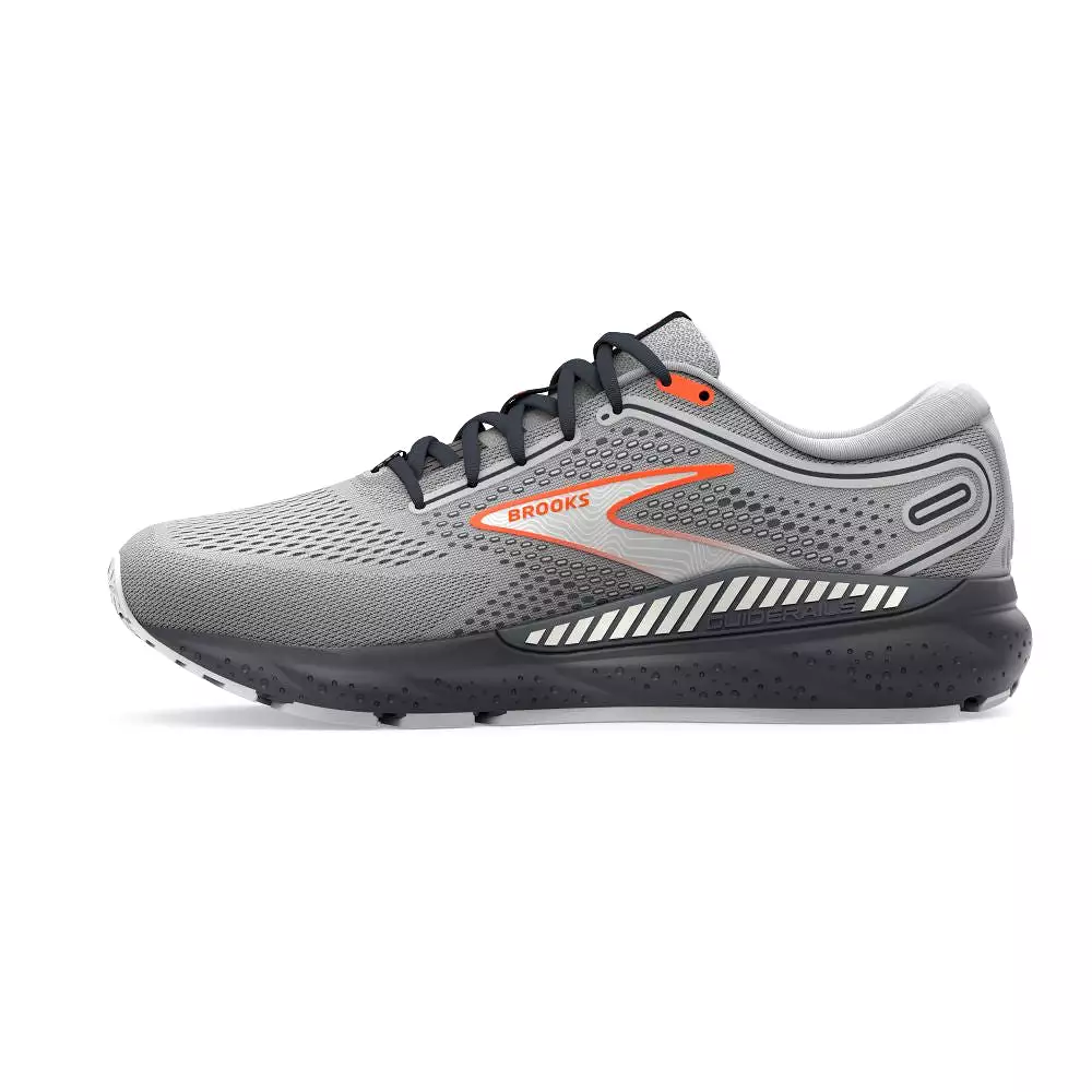 'Brooks' Men's Beast GTS 23 - Grey / Scarlet / Ebony