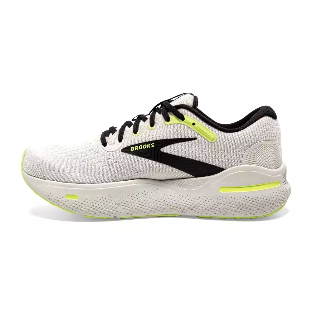 'Brooks' Men's Ghost Max - Grey / Black / Sharp Green