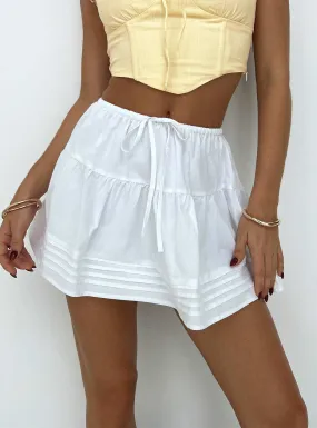 Brookson Mini Skirt White