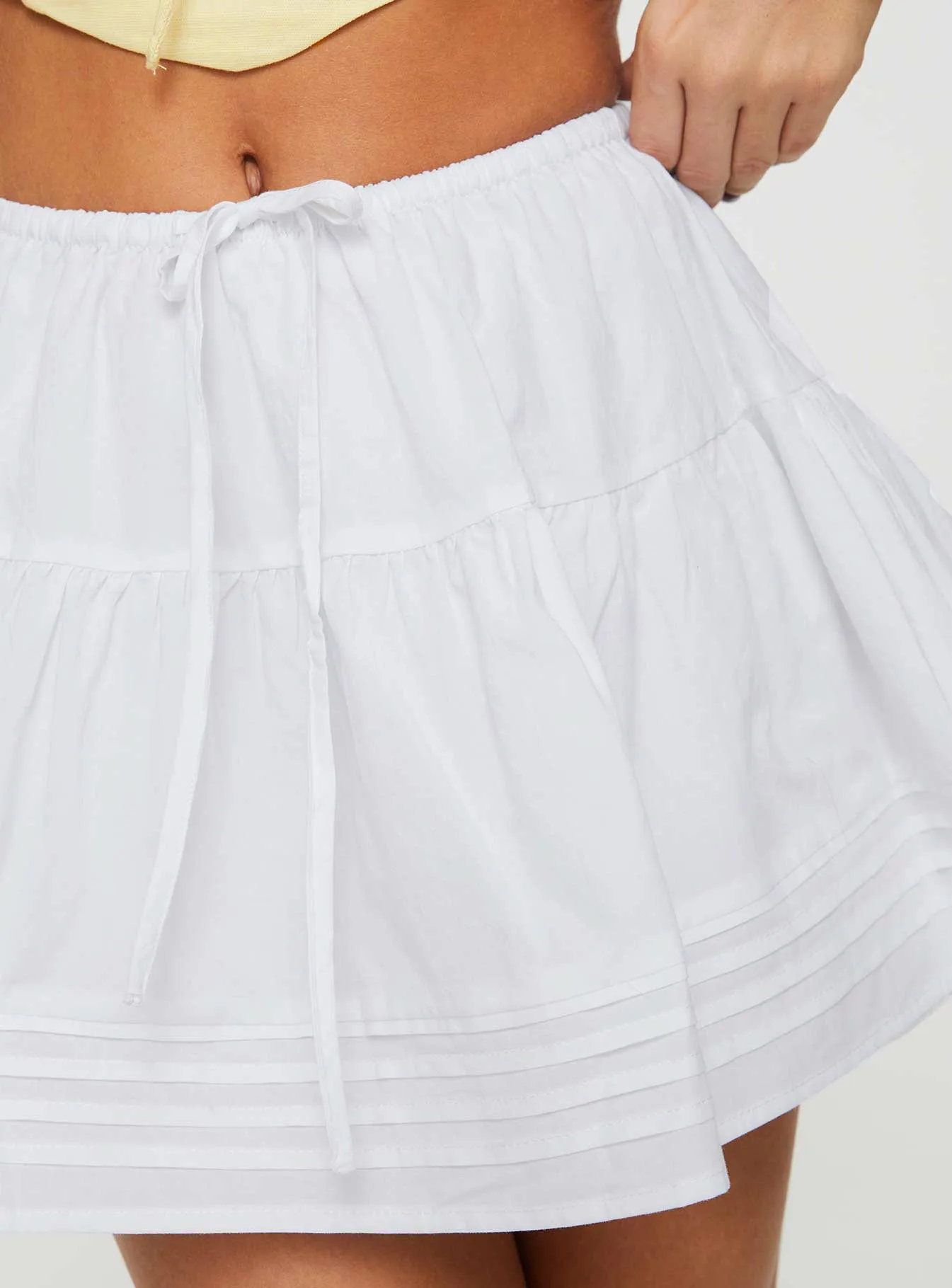 Brookson Mini Skirt White