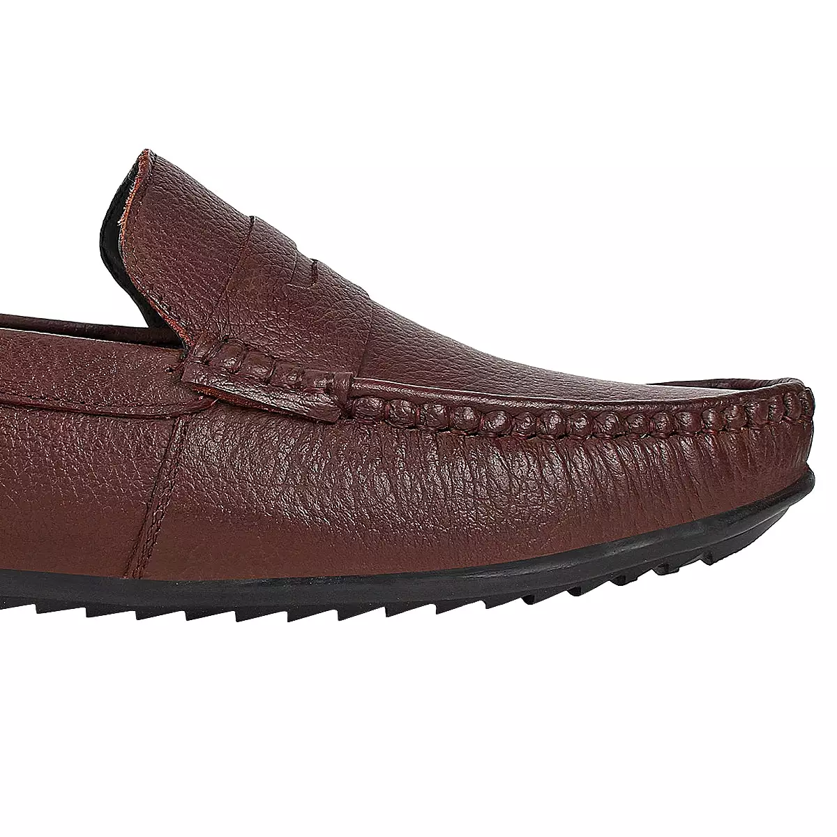 Brown Leather Loafers for Men