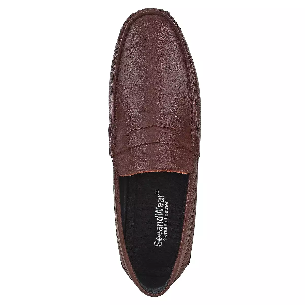 Brown Leather Loafers for Men