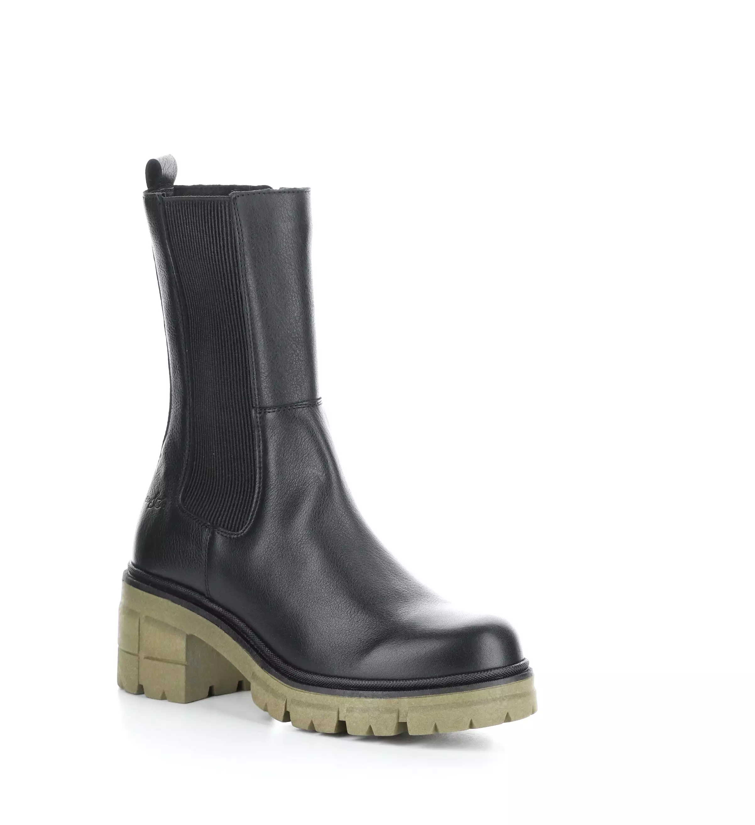 BRUNAS BLACK/GREEN Elasticated Boots