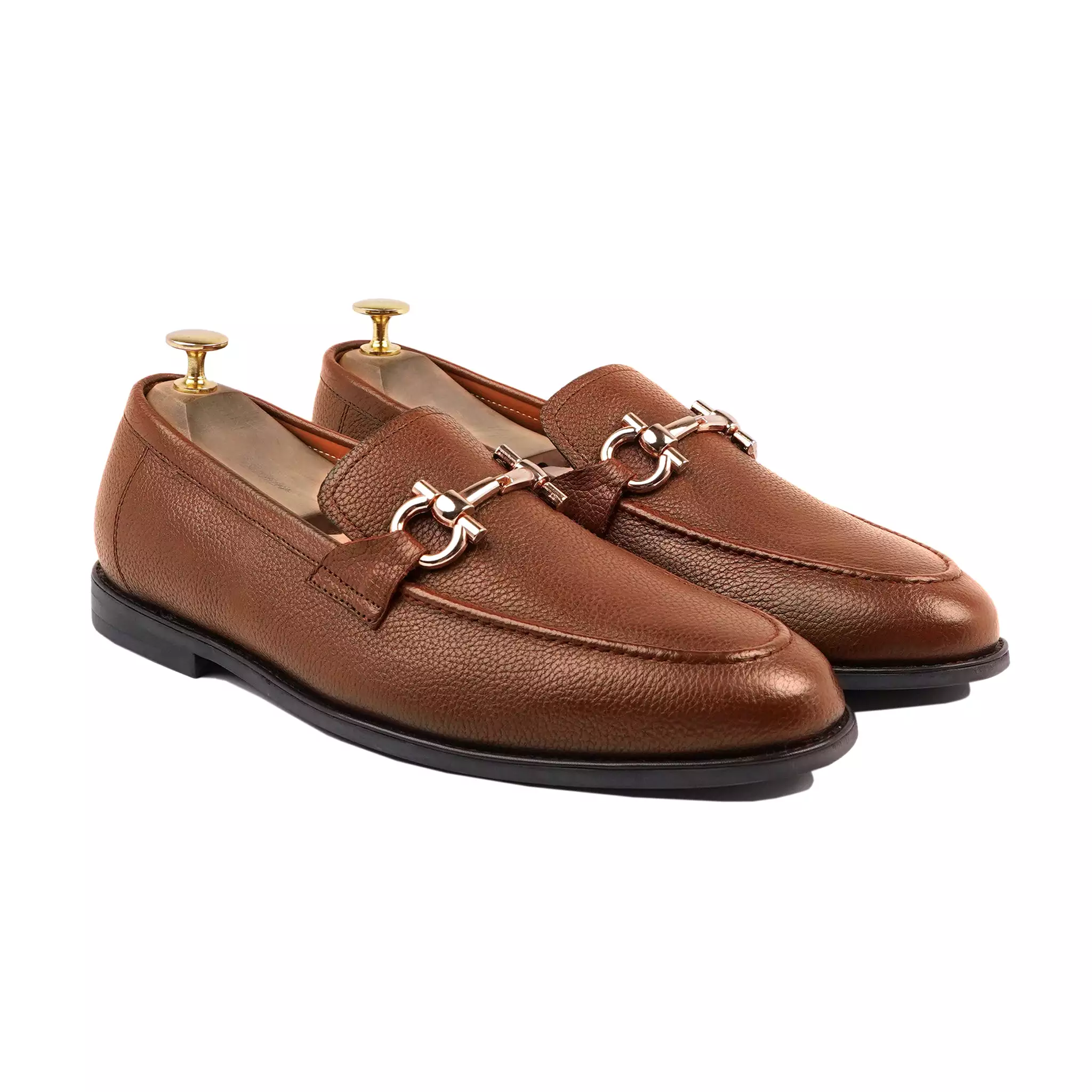 BUCHAREST - TAN PEBBLE GRAIN LOAFER