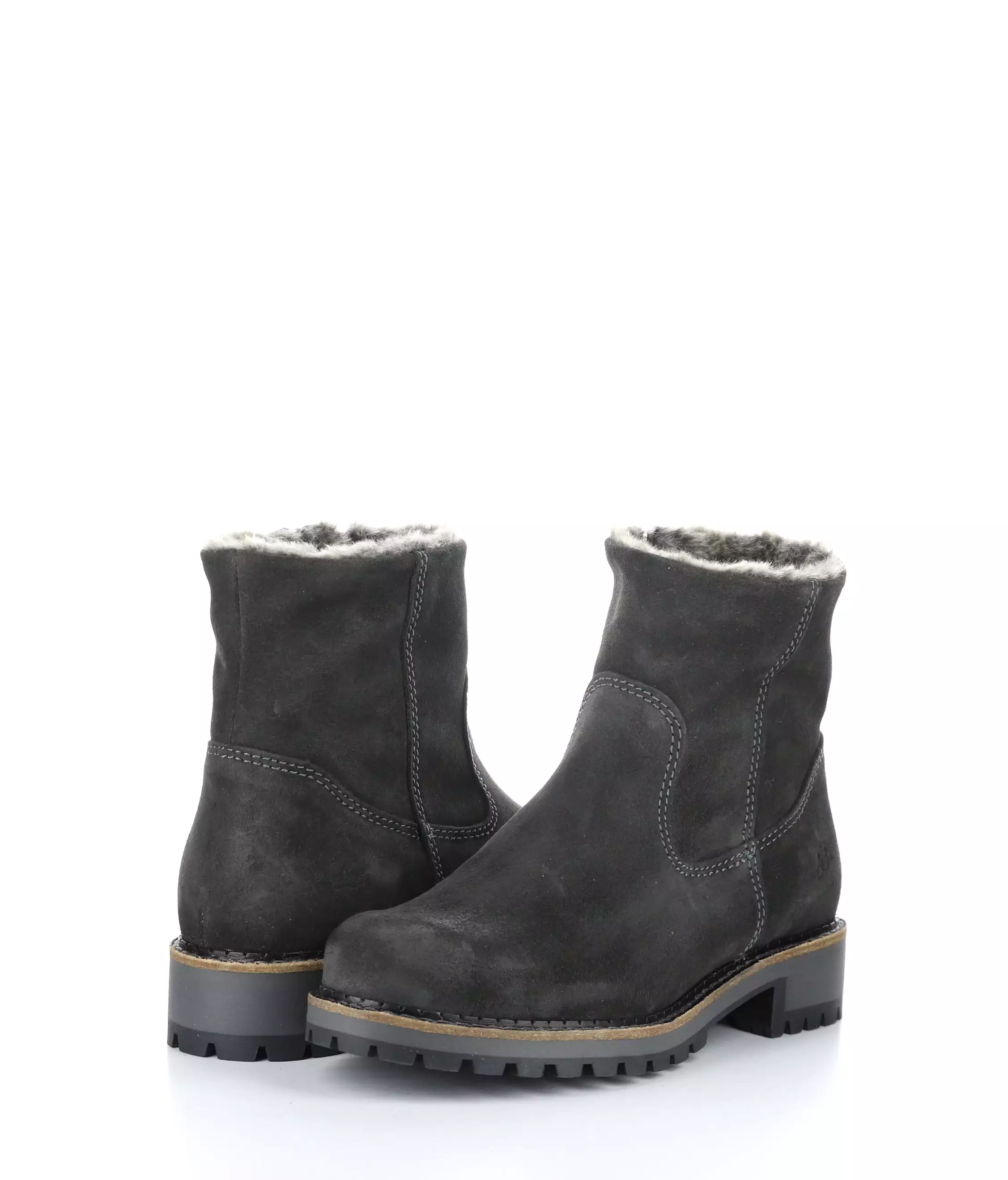 CALIB GREY Round Toe Boots