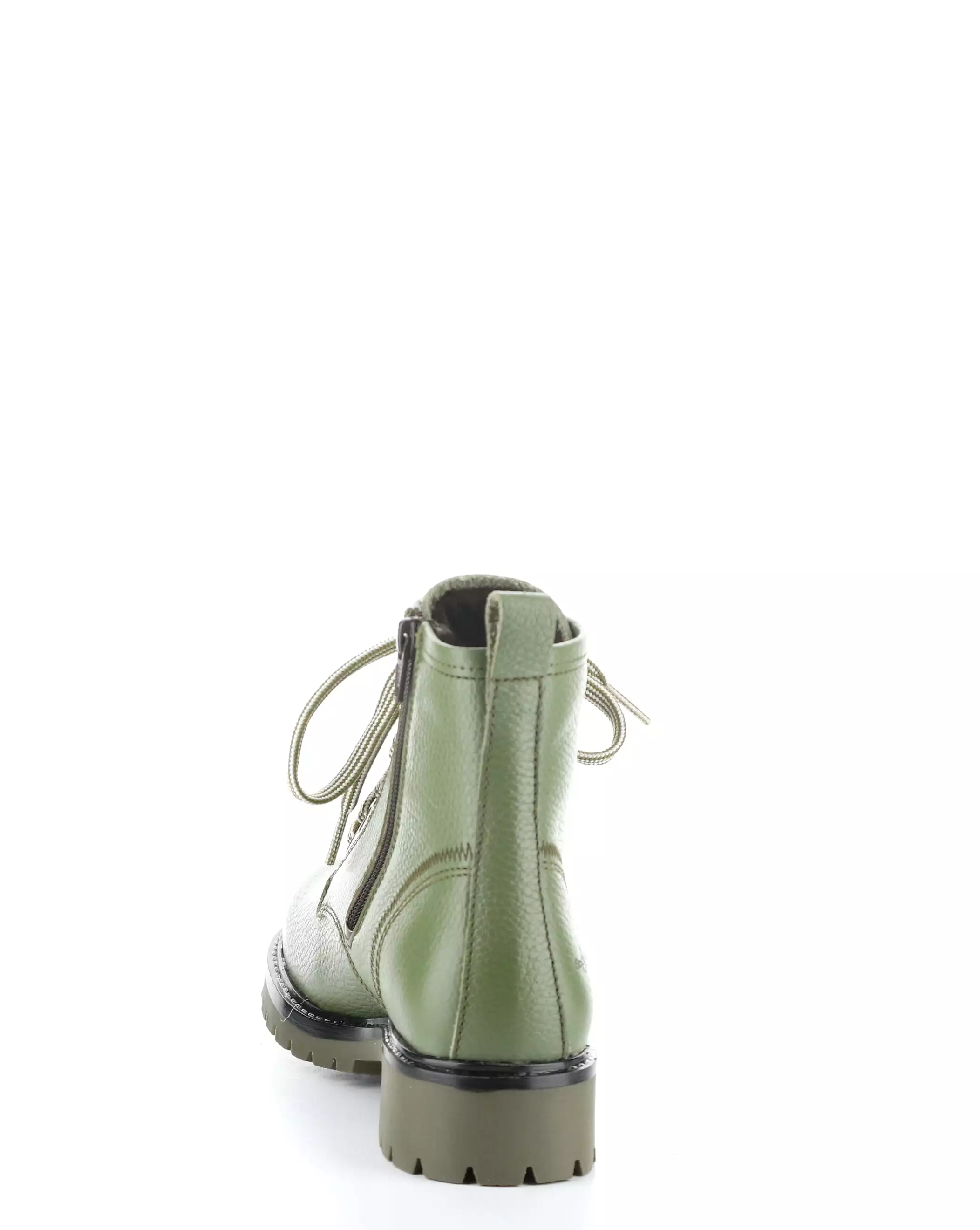 CARINAS OLIVE Round Toe Boots