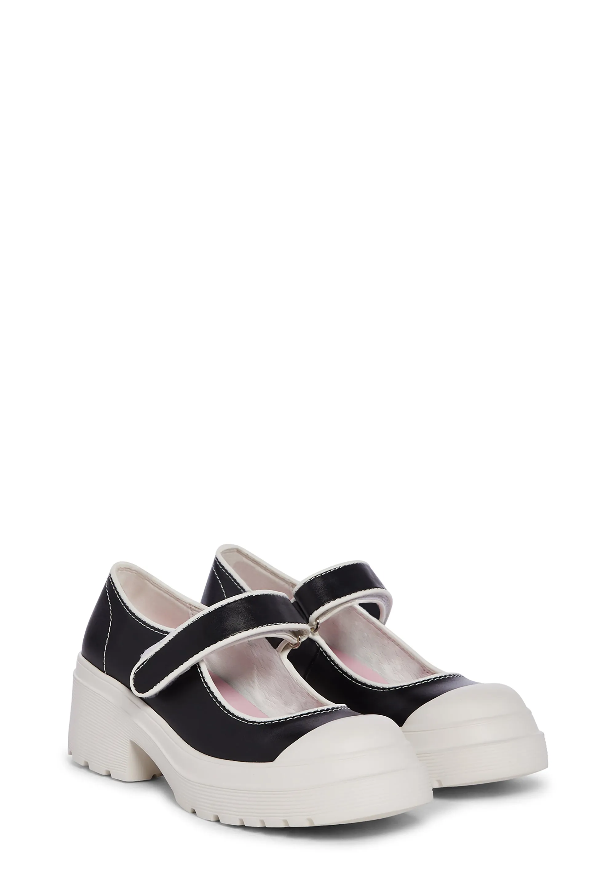 Chic Talker Platform Mary Janes-