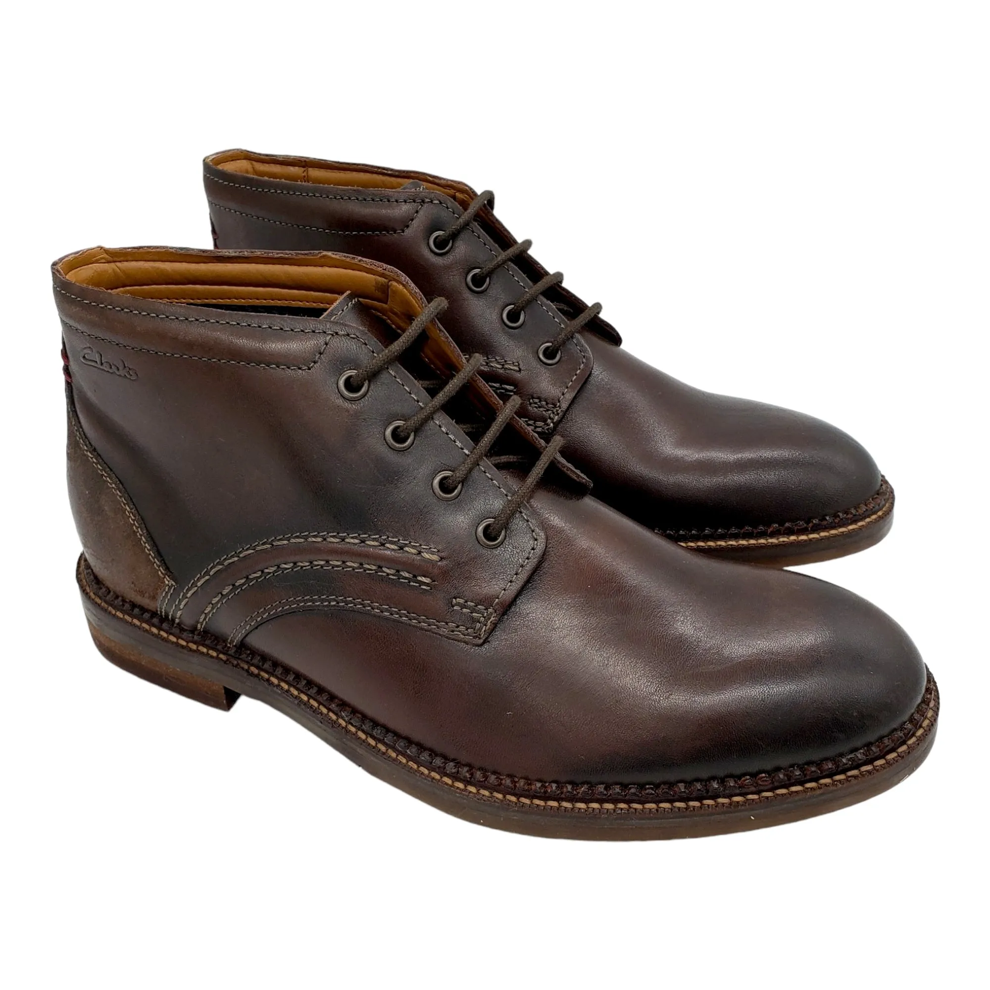 Clarks Brown Bushwick Ankle Boot