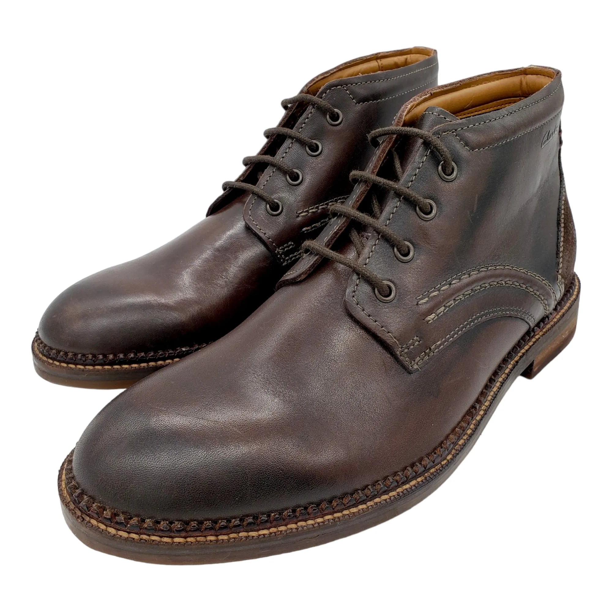 Clarks Brown Bushwick Ankle Boot