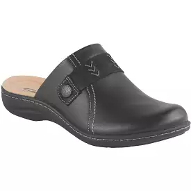 Clarks Womens Laurieann Ella Dressy Leather Clogs