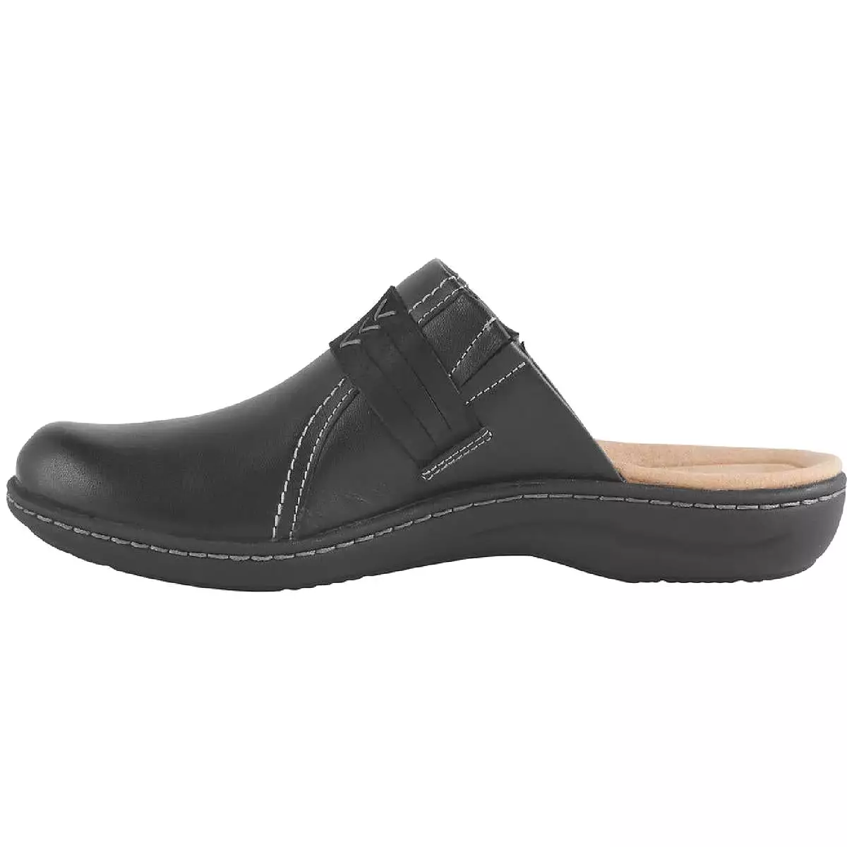 Clarks Womens Laurieann Ella Dressy Leather Clogs