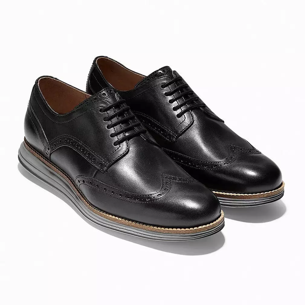 Cole Haan Men's OriginalGrand Wingtip C26470 - Black/Ironstone