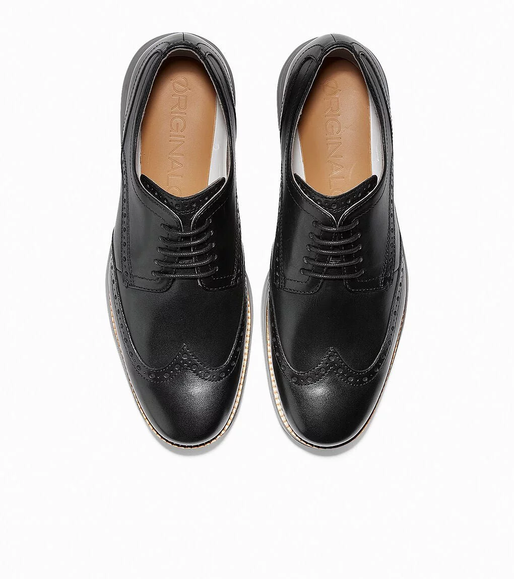 Cole Haan Men's OriginalGrand Wingtip C26470 - Black/Ironstone