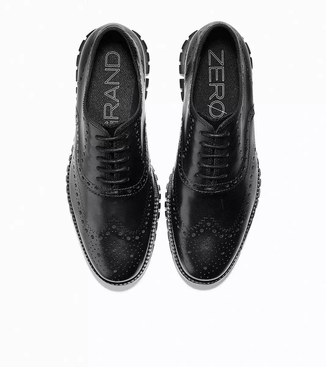 Cole Haan Men's Zerogrand Wingtip C20719 - Black/Black