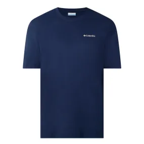 COLUMBIA Black Butte Graphic T-Shirt - Navy