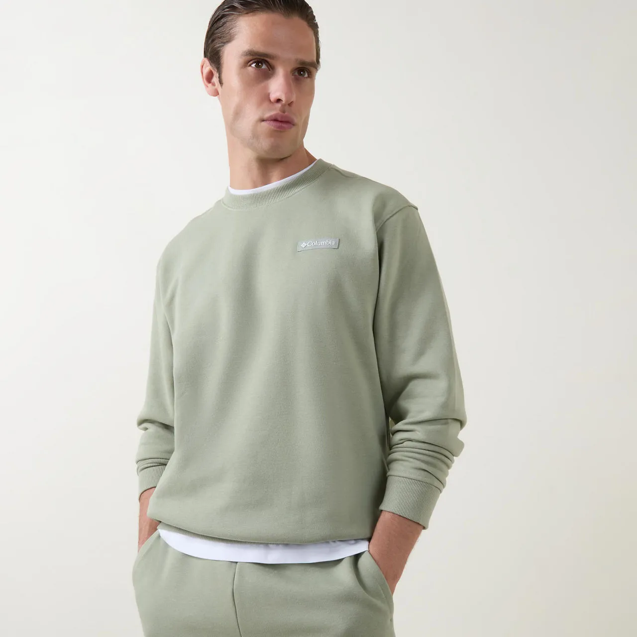 COLUMBIA Meridian Creek Sweatshirt - Light Green