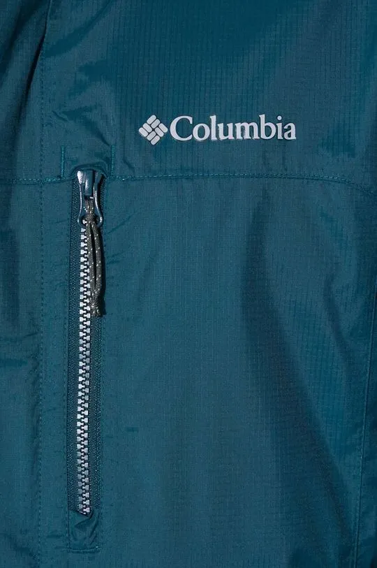 Columbia outdoor jacket Pouring Adventure II turquoise color