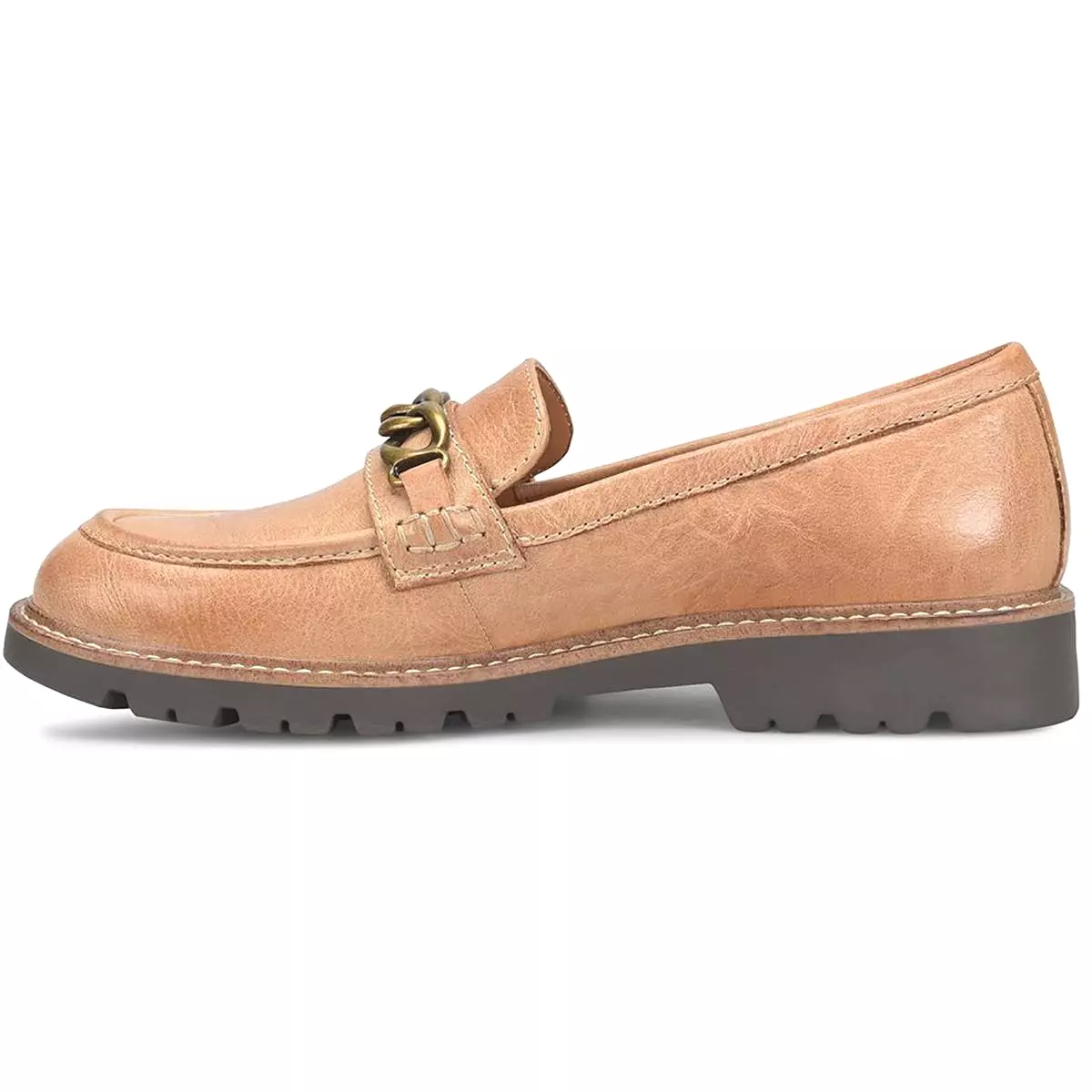 Comfortiva Womens Linz Leather Slip-On Loafers