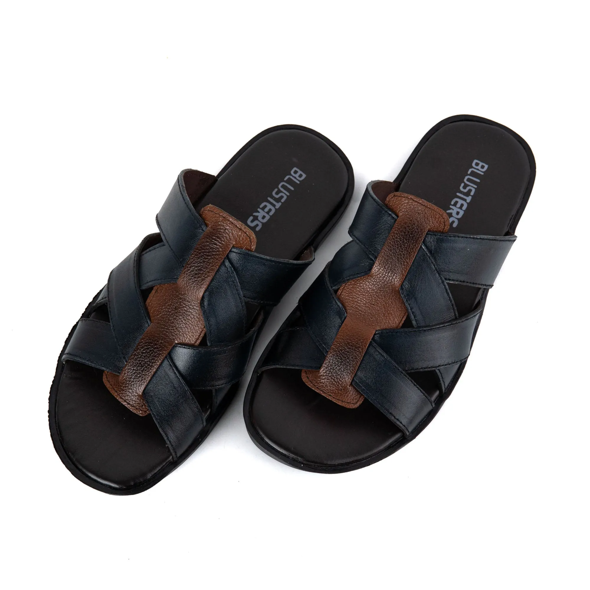 Cross Strap Men Slippers