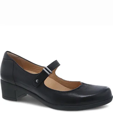 Dansko CALLISTA Black Leather Mary Janes