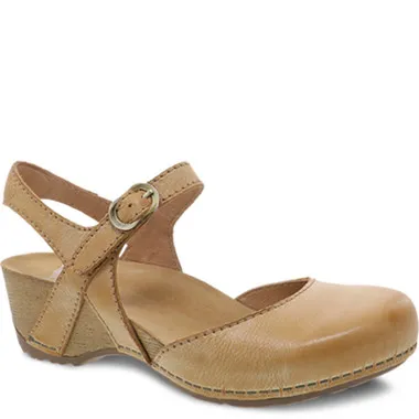 Dansko TIFFANI Tan Milled Burnished Mary Janes