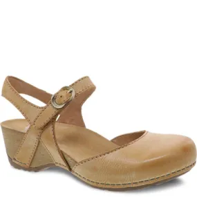 Dansko TIFFANI Tan Milled Burnished Mary Janes