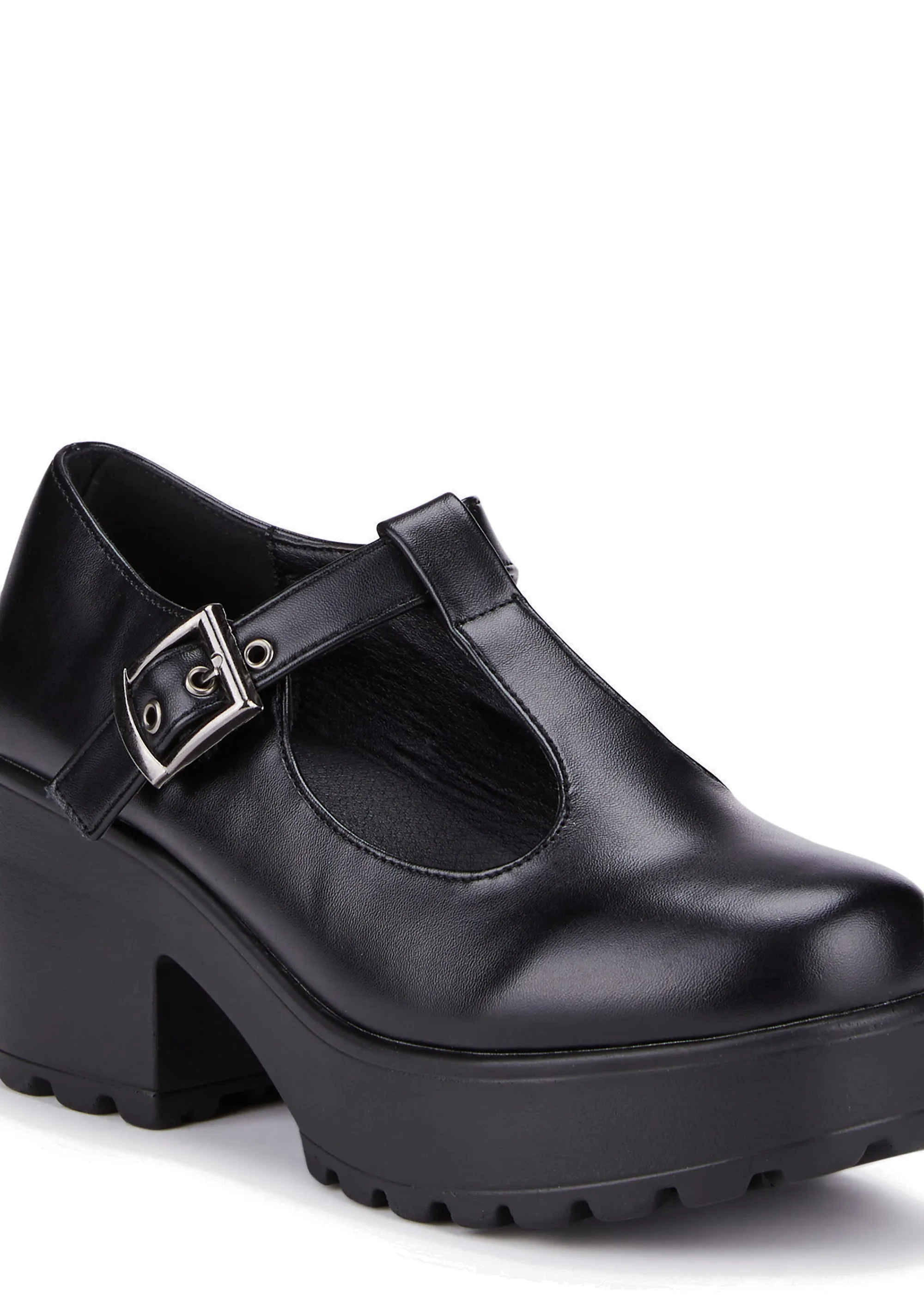 Dark Sai Mary Janes-