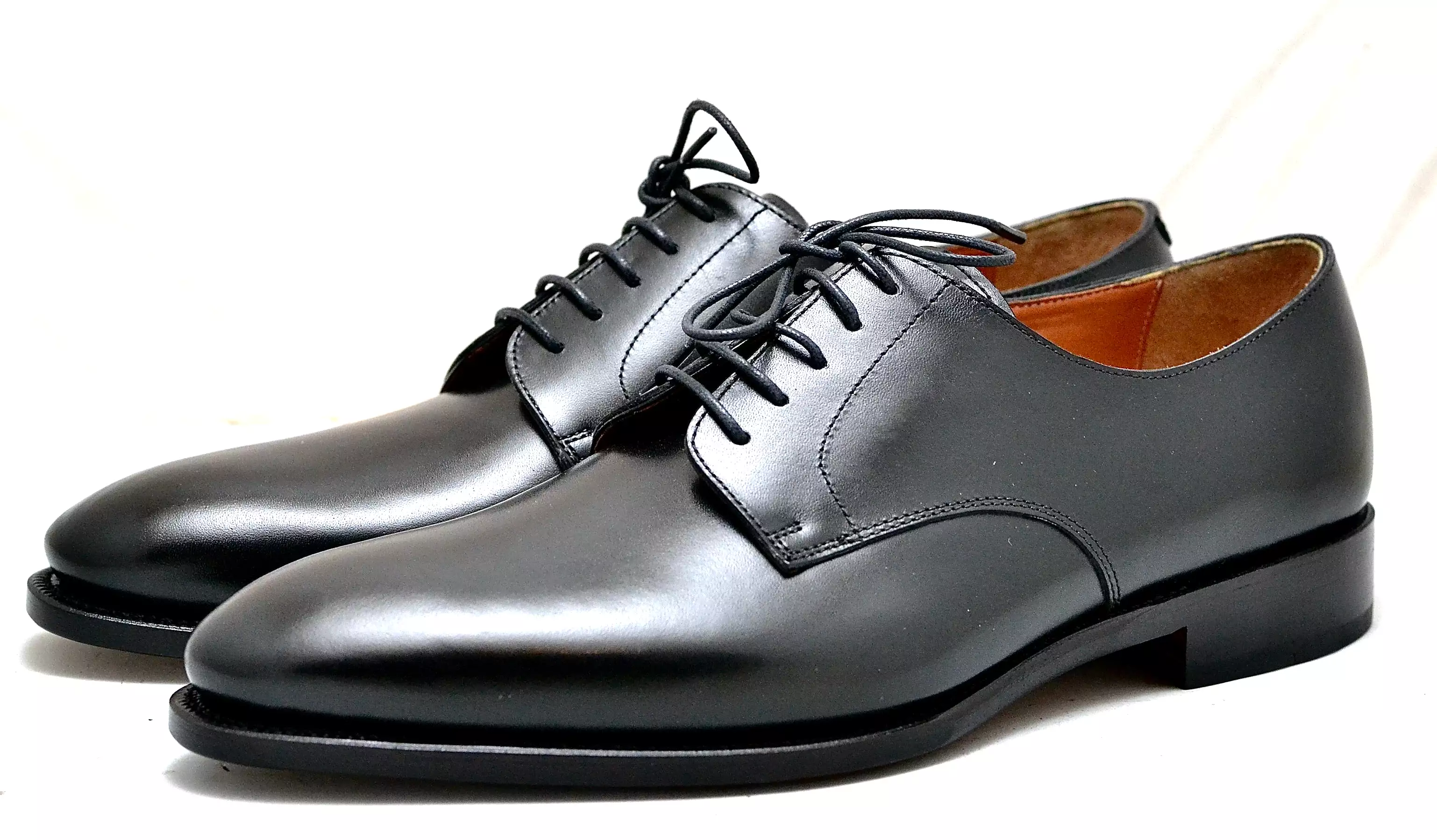 Derby shoe |  Black  | Calf | wide fit